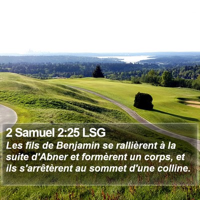 2 Samuel 2:25 LSG Bible Verse Image