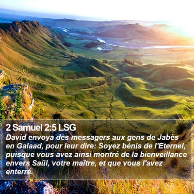 2 Samuel 2:5 LSG Bible Verse Image