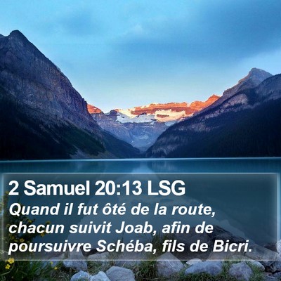 2 Samuel 20:13 LSG Bible Verse Image