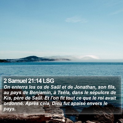 2 Samuel 21:14 LSG Bible Verse Image