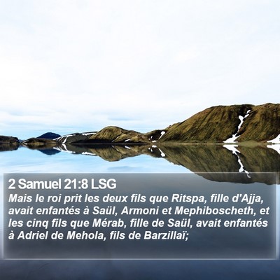 2 Samuel 21:8 LSG Bible Verse Image