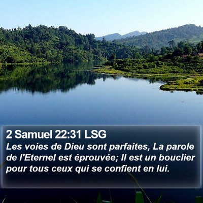 2 Samuel 22:31 LSG Bible Verse Image