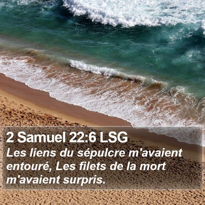 2 Samuel 22:6 LSG Bible Verse Image