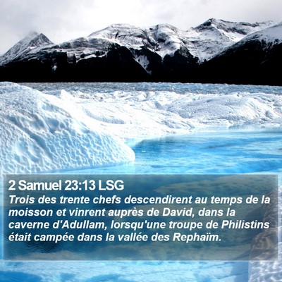 2 Samuel 23:13 LSG Bible Verse Image