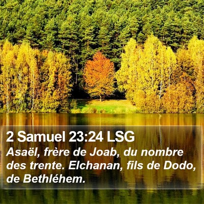 2 Samuel 23:24 LSG Bible Verse Image