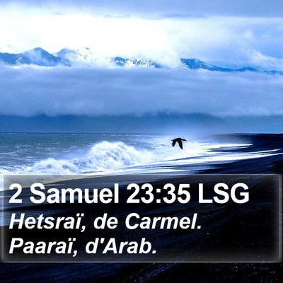 2 Samuel 23:35 LSG Bible Verse Image