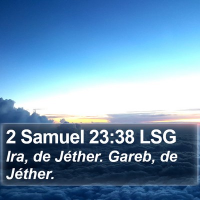 2 Samuel 23:38 LSG Bible Verse Image