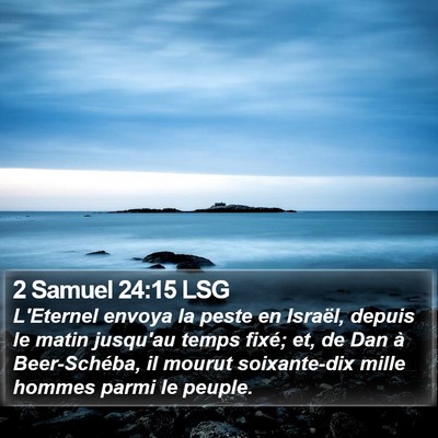 2 Samuel 24:15 LSG Bible Verse Image