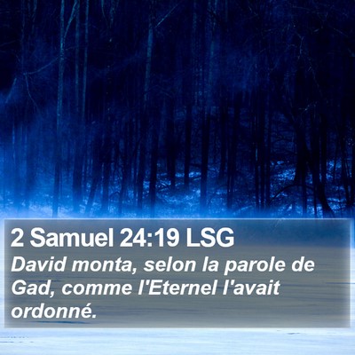 2 Samuel 24:19 LSG Bible Verse Image