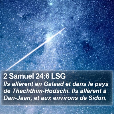 2 Samuel 24:6 LSG Bible Verse Image