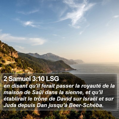 2 Samuel 3:10 LSG Bible Verse Image