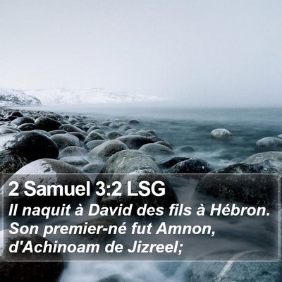 2 Samuel 3:2 LSG Bible Verse Image