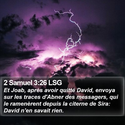 2 Samuel 3:26 LSG Bible Verse Image