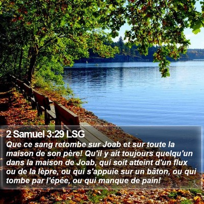 2 Samuel 3:29 LSG Bible Verse Image