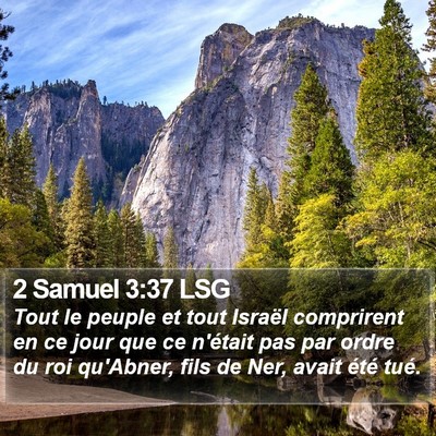 2 Samuel 3:37 LSG Bible Verse Image