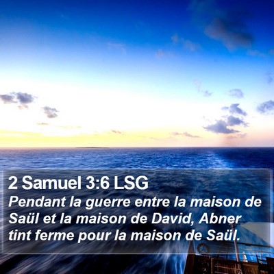 2 Samuel 3:6 LSG Bible Verse Image