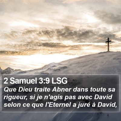2 Samuel 3:9 LSG Bible Verse Image