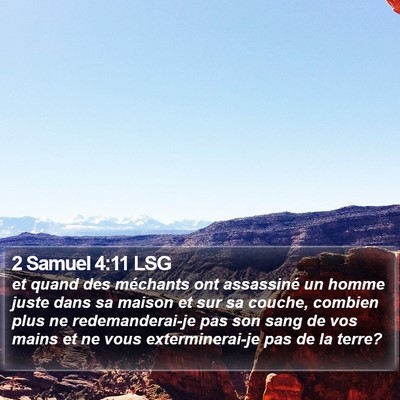 2 Samuel 4:11 LSG Bible Verse Image