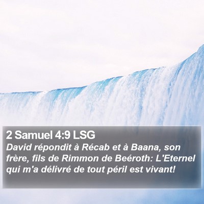 2 Samuel 4:9 LSG Bible Verse Image
