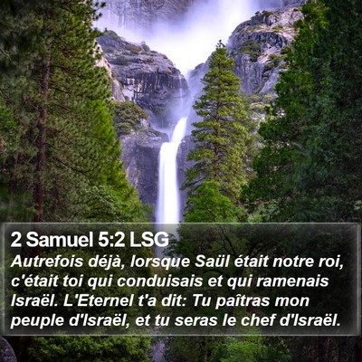 2 Samuel 5:2 LSG Bible Verse Image