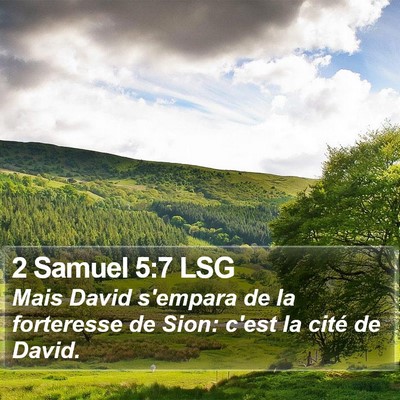 2 Samuel 5:7 LSG Bible Verse Image