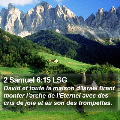 2 Samuel 6:15 LSG Bible Verse Image
