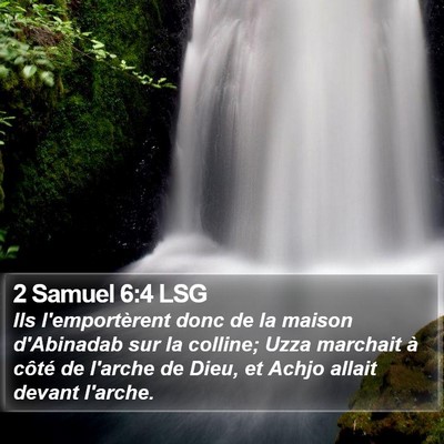2 Samuel 6:4 LSG Bible Verse Image