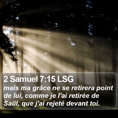 2 Samuel 7:15 LSG Bible Verse Image