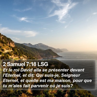 2 Samuel 7:18 LSG Bible Verse Image