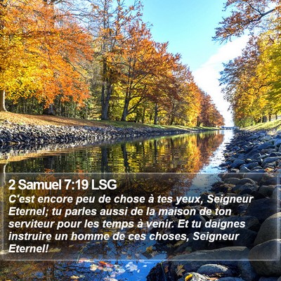 2 Samuel 7:19 LSG Bible Verse Image