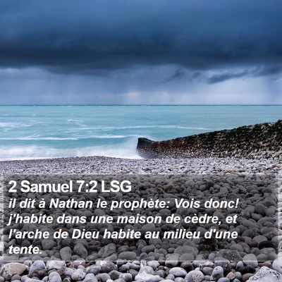 2 Samuel 7:2 LSG Bible Verse Image