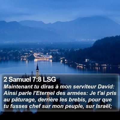 2 Samuel 7:8 LSG Bible Verse Image
