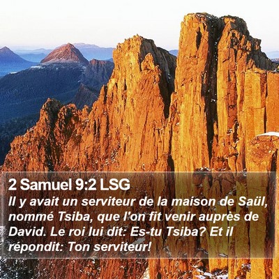 2 Samuel 9:2 LSG Bible Verse Image