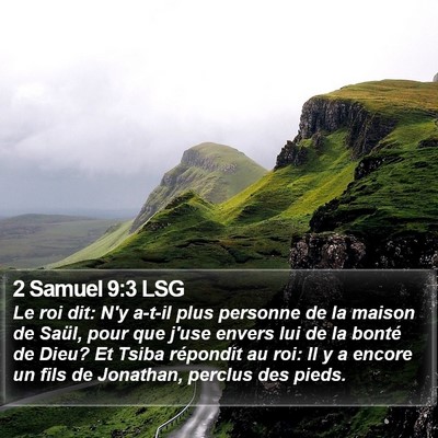 2 Samuel 9:3 LSG Bible Verse Image