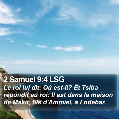 2 Samuel 9:4 LSG Bible Verse Image