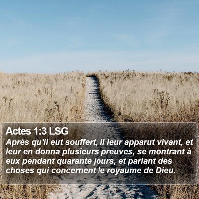 Actes 1:3 LSG Bible Verse Image