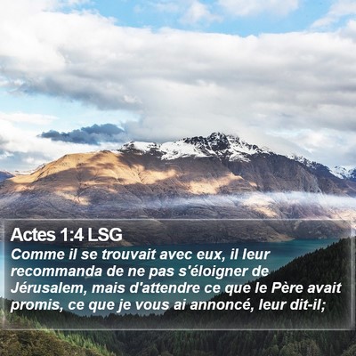 Actes 1:4 LSG Bible Verse Image
