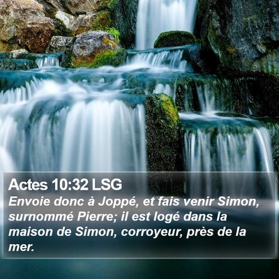Actes 10:32 LSG Bible Verse Image