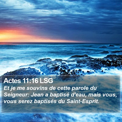 Actes 11:16 LSG Bible Verse Image