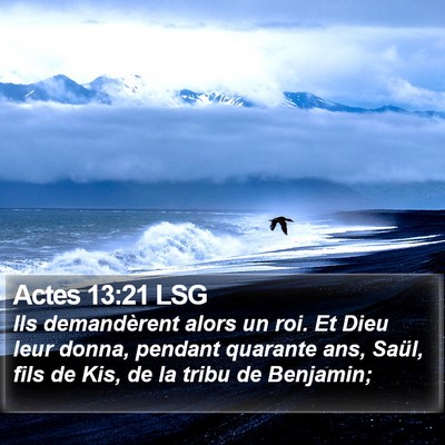 Actes 13:21 LSG Bible Verse Image
