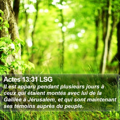 Actes 13:31 LSG Bible Verse Image