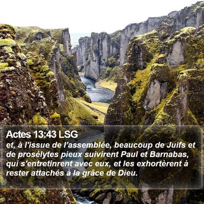 Actes 13:43 LSG Bible Verse Image