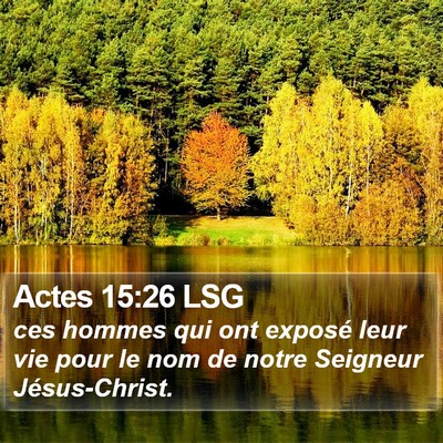 Actes 15:26 LSG Bible Verse Image