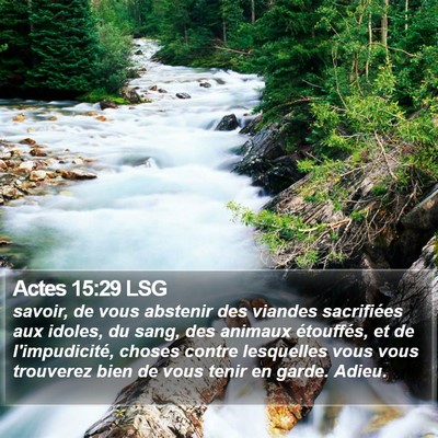 Actes 15:29 LSG Bible Verse Image