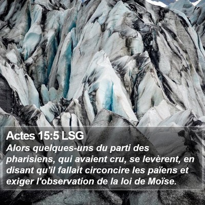 Actes 15:5 LSG Bible Verse Image