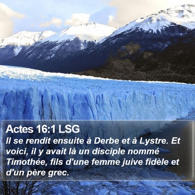 Actes 16:1 LSG Bible Verse Image