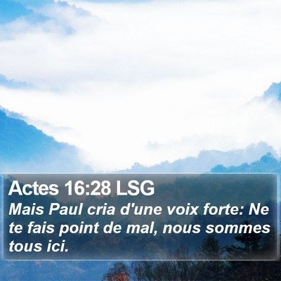 Actes 16:28 LSG Bible Verse Image