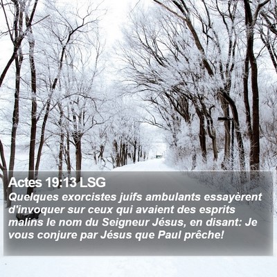Actes 19:13 LSG Bible Verse Image