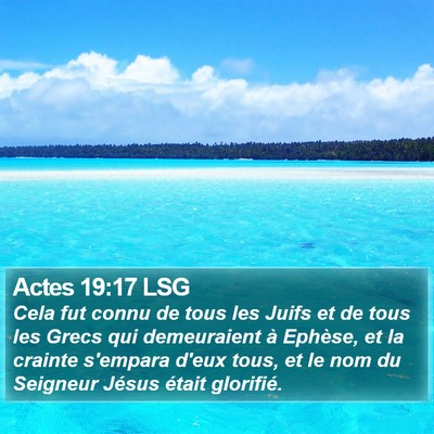 Actes 19:17 LSG Bible Verse Image