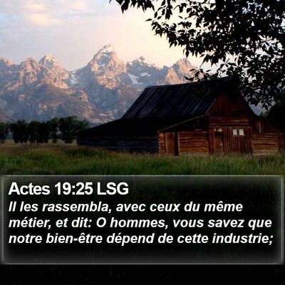 Actes 19:25 LSG Bible Verse Image